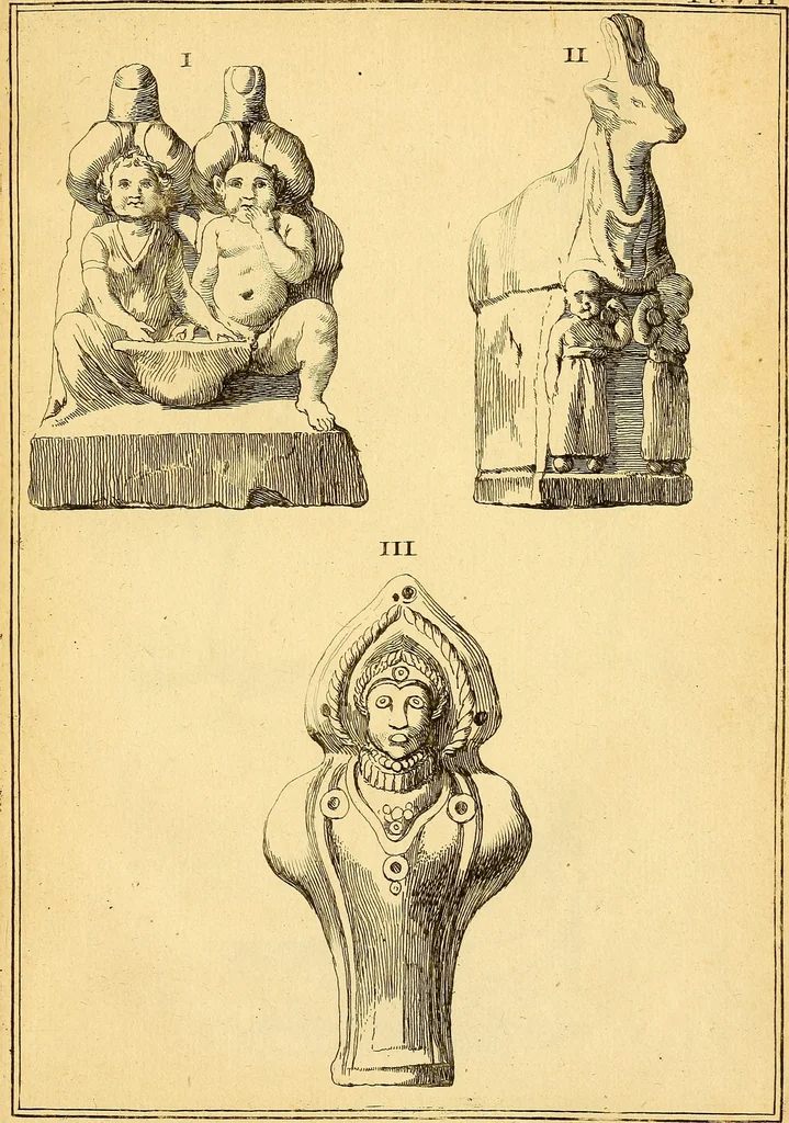 An illustration from Recueil d'antiquités égyptiennes, étrusques, greques et romaines, 1752, leaf 128