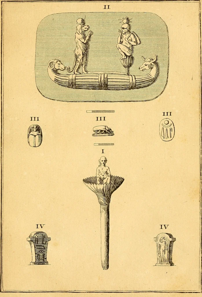 An illustration from Recueil d'antiquités égyptiennes, étrusques, greques et romaines, 1752, leaf 132