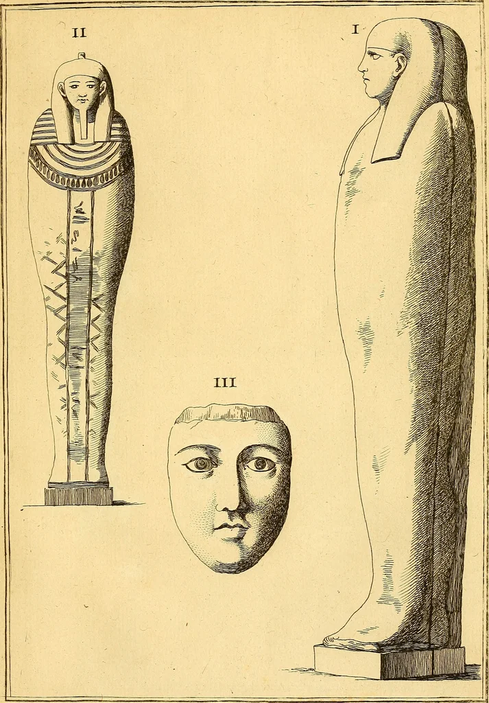 An illustration from Recueil d'antiquités égyptiennes, étrusques, greques et romaines, 1752, leaf 136