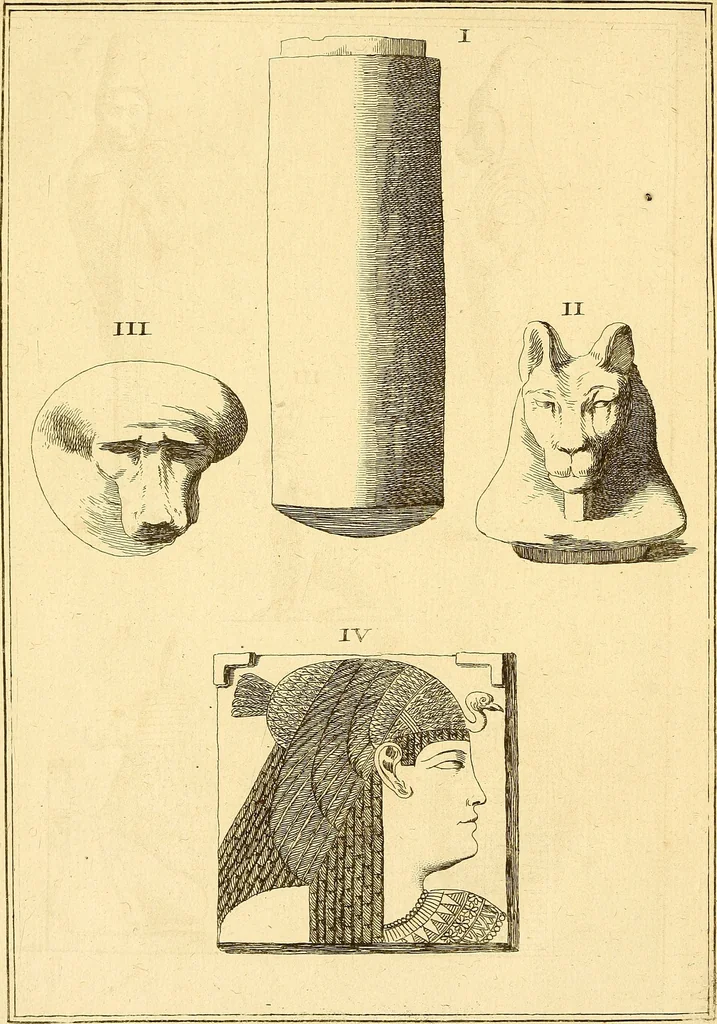 An illustration from Recueil d'antiquités égyptiennes, étrusques, greques et romaines, 1752, leaf 145