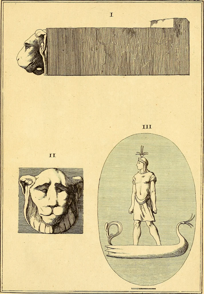 An illustration from Recueil d'antiquités égyptiennes, étrusques, greques et romaines, 1752, leaf 148