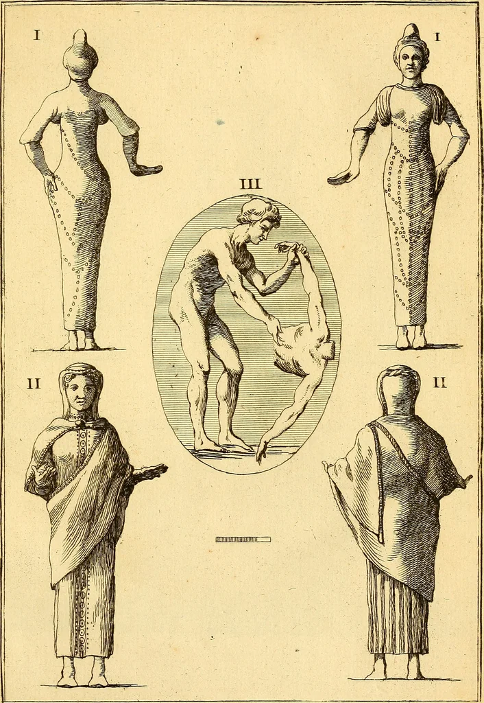 An illustration from Recueil d'antiquités égyptiennes, étrusques, greques et romaines, 1752, leaf 212