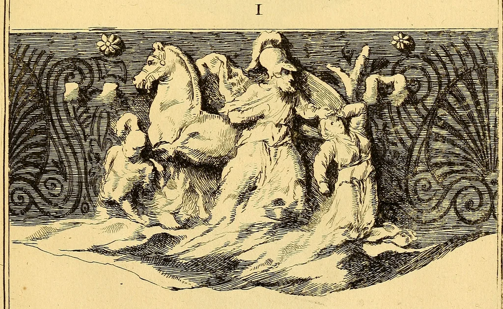 An illustration from Recueil d'antiquités égyptiennes, étrusques, greques et romaines, 1752, leaf 222