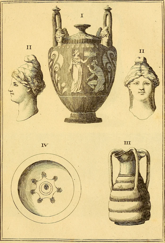 An illustration from Recueil d'antiquités égyptiennes, étrusques, greques et romaines, 1752, leaf 228