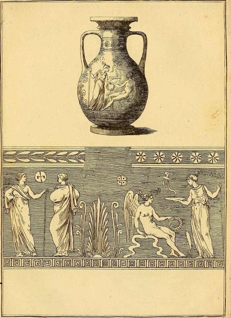 An illustration from Recueil d'antiquités égyptiennes, étrusques, greques et romaines, 1752, leaf 232