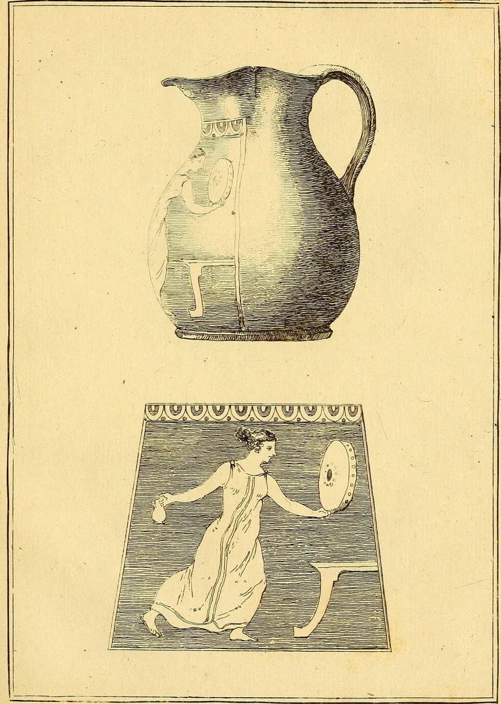 An illustration from Recueil d'antiquités égyptiennes, étrusques, greques et romaines, 1752, leaf 236