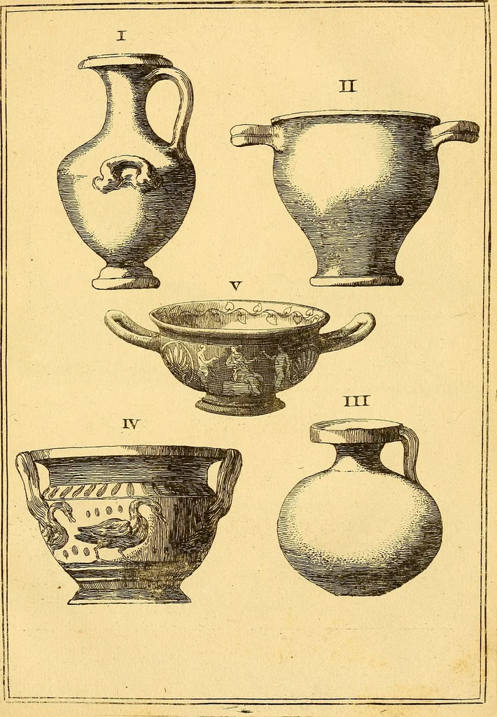 An illustration from Recueil d'antiquités égyptiennes, étrusques, greques et romaines, 1752, leaf 238