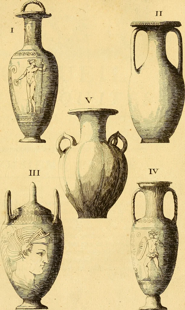 An illustration from Recueil d'antiquités égyptiennes, étrusques, greques et romaines, 1752, leaf 244