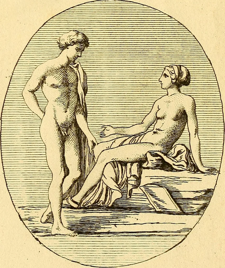 An illustration from Recueil d'antiquités égyptiennes, étrusques, greques et romaines, 1752, leaf 292