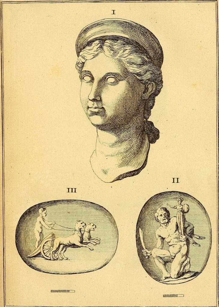An illustration from Recueil d'antiquités égyptiennes, étrusques, greques et romaines, 1752, leaf 294