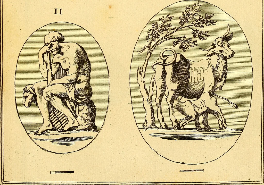 An illustration from Recueil d'antiquités égyptiennes, étrusques, greques et romaines, 1752, leaf 298