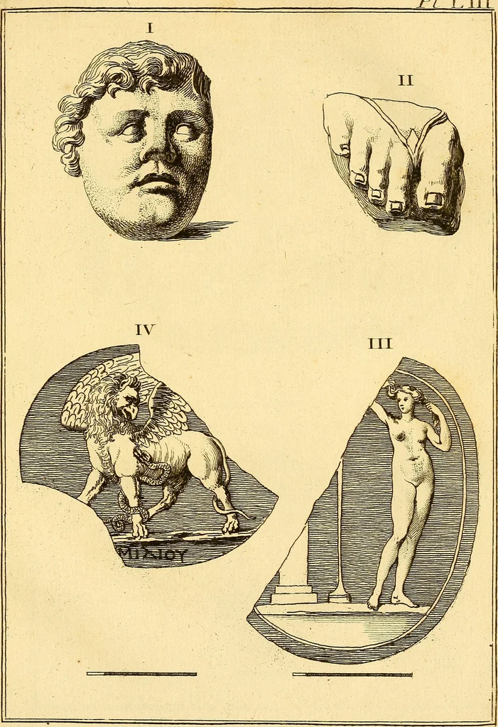 An illustration from Recueil d'antiquités égyptiennes, étrusques, greques et romaines, 1752, leaf 304