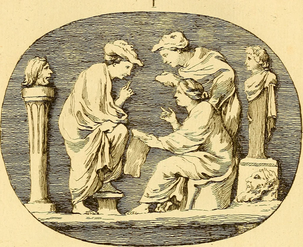 An illustration from Recueil d'antiquités égyptiennes, étrusques, greques et romaines, 1752, leaf 306