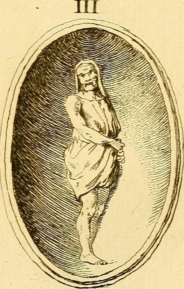 An illustration from Recueil d'antiquités égyptiennes, étrusques, greques et romaines, 1752, leaf 306