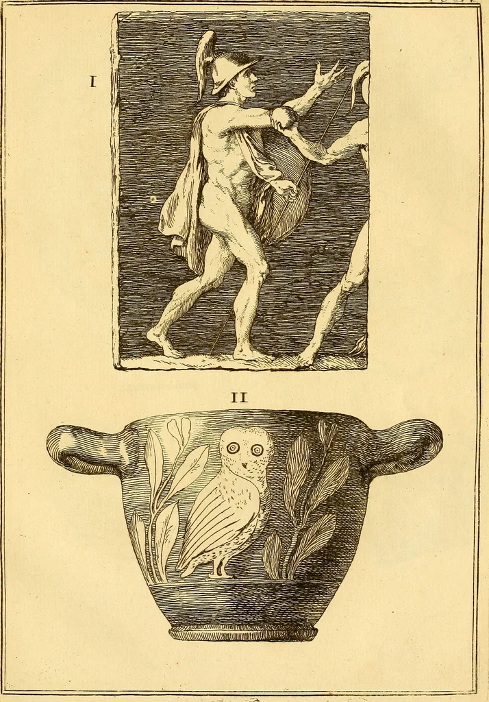 An illustration from Recueil d'antiquités égyptiennes, étrusques, greques et romaines, 1752, leaf 308