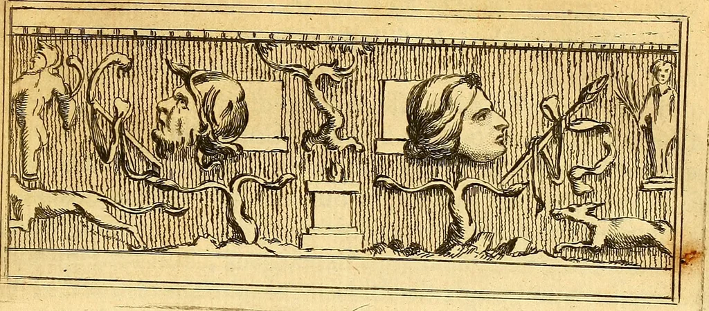 An illustration from Recueil d'antiquités égyptiennes, étrusques, greques et romaines, 1752, leaf 314