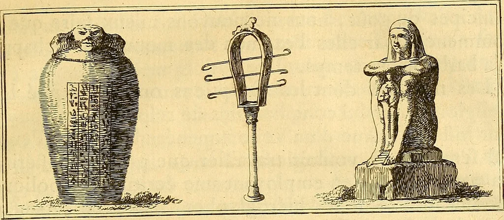 An illustration from Recueil d'antiquités égyptiennes, étrusques, greques et romaines, 1752, leaf 38