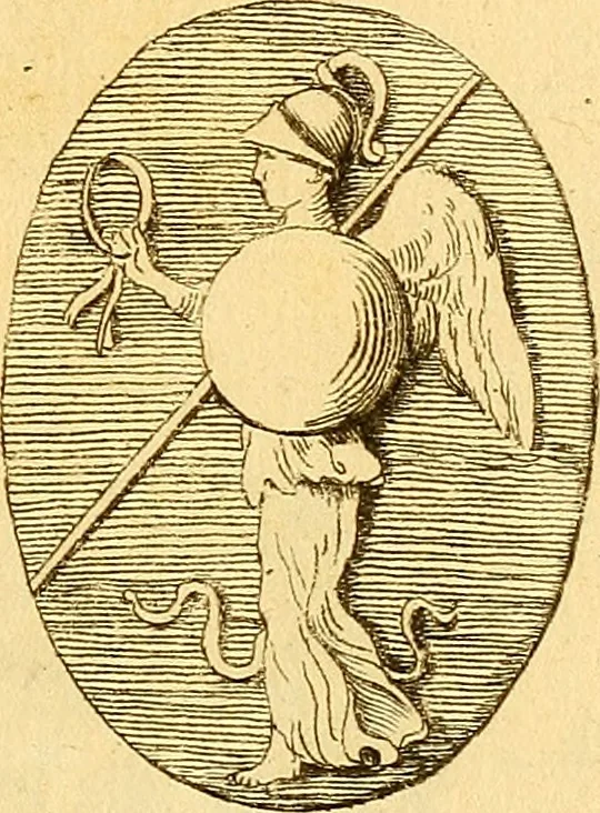 An illustration from Recueil d'antiquités égyptiennes, étrusques, greques et romaines, 1752, leaf 470