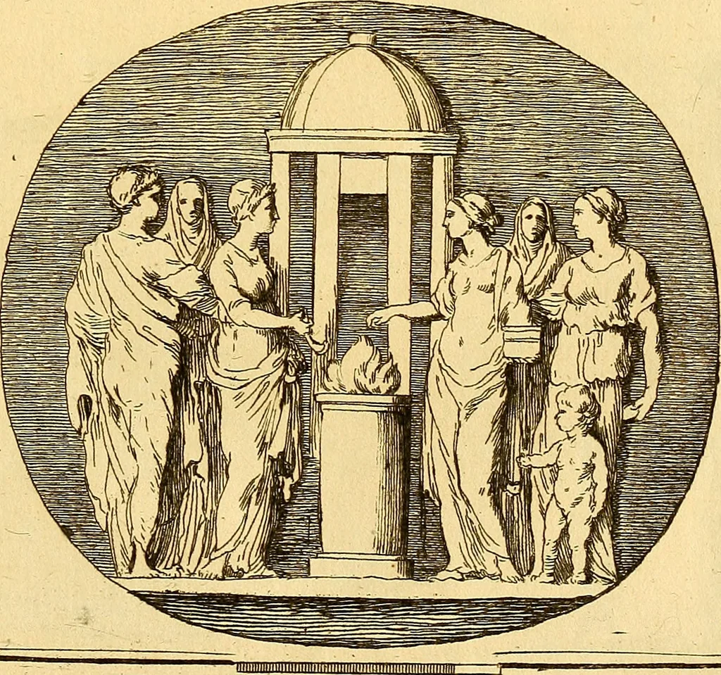 An illustration from Recueil d'antiquités égyptiennes, étrusques, greques et romaines, 1752, leaf 470