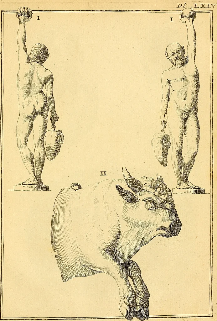 An illustration from Recueil d'antiquités égyptiennes, étrusques, greques et romaines, 1752, leaf 480
