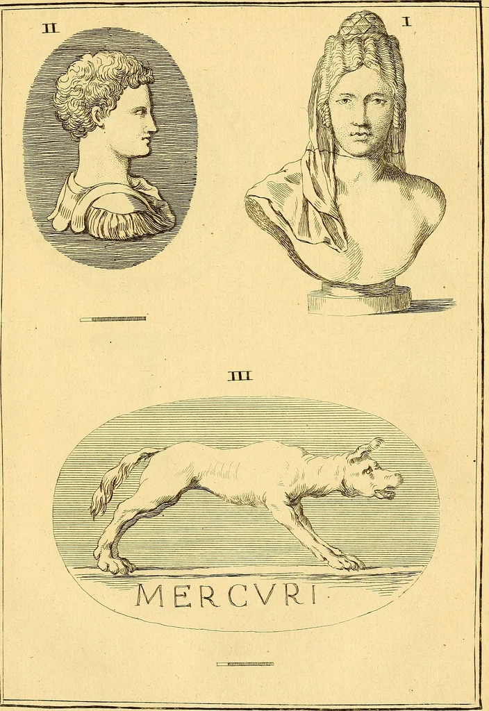 An illustration from Recueil d'antiquités égyptiennes, étrusques, greques et romaines, 1752, leaf 494