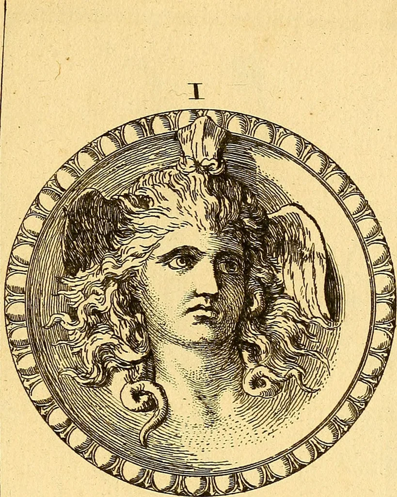 An illustration from Recueil d'antiquités égyptiennes, étrusques, greques et romaines, 1752, leaf 496