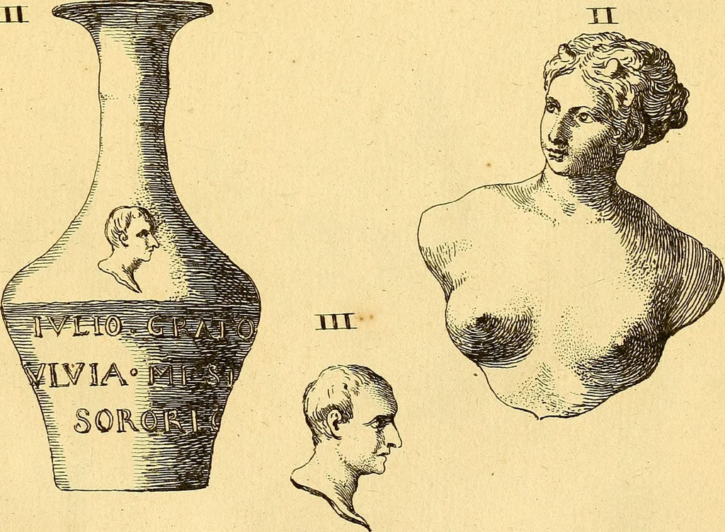 An illustration from Recueil d'antiquités égyptiennes, étrusques, greques et romaines, 1752, leaf 496