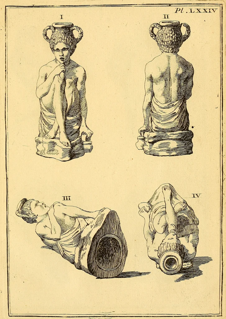 An illustration from Recueil d'antiquités égyptiennes, étrusques, greques et romaines, 1752, leaf 500
