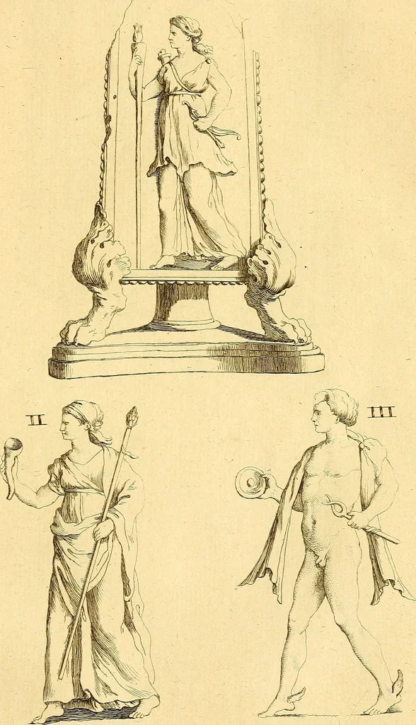 An illustration from Recueil d'antiquités égyptiennes, étrusques, greques et romaines, 1752, leaf 516