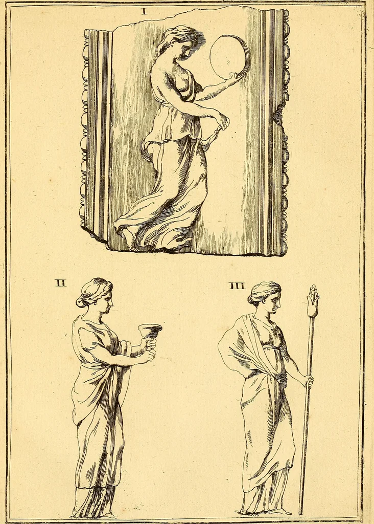 An illustration from Recueil d'antiquités égyptiennes, étrusques, greques et romaines, 1752, leaf 518