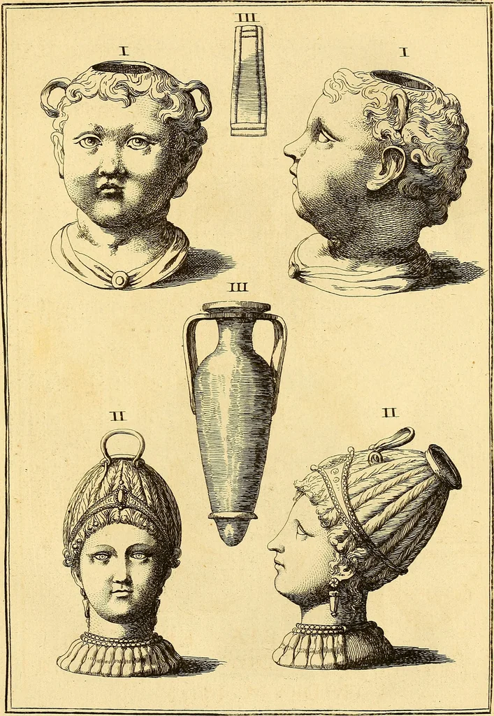 An illustration from Recueil d'antiquités égyptiennes, étrusques, greques et romaines, 1752, leaf 522