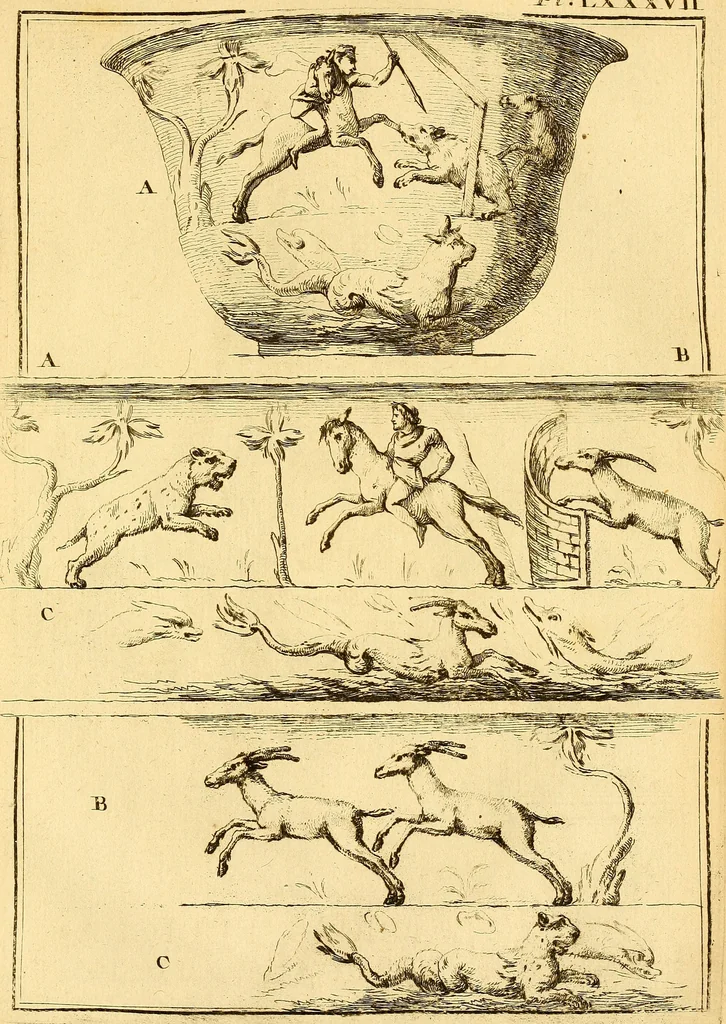 An illustration from Recueil d'antiquités égyptiennes, étrusques, greques et romaines, 1752, leaf 526