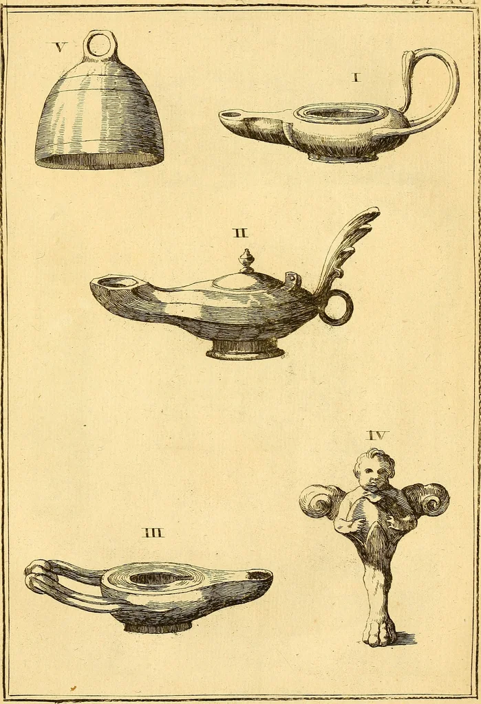 An illustration from Recueil d'antiquités égyptiennes, étrusques, greques et romaines, 1752, leaf 534