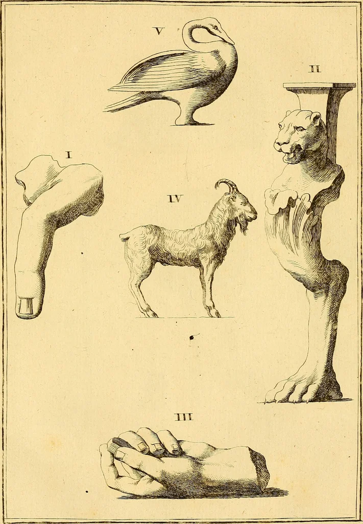An illustration from Recueil d'antiquités égyptiennes, étrusques, greques et romaines, 1752, leaf 542