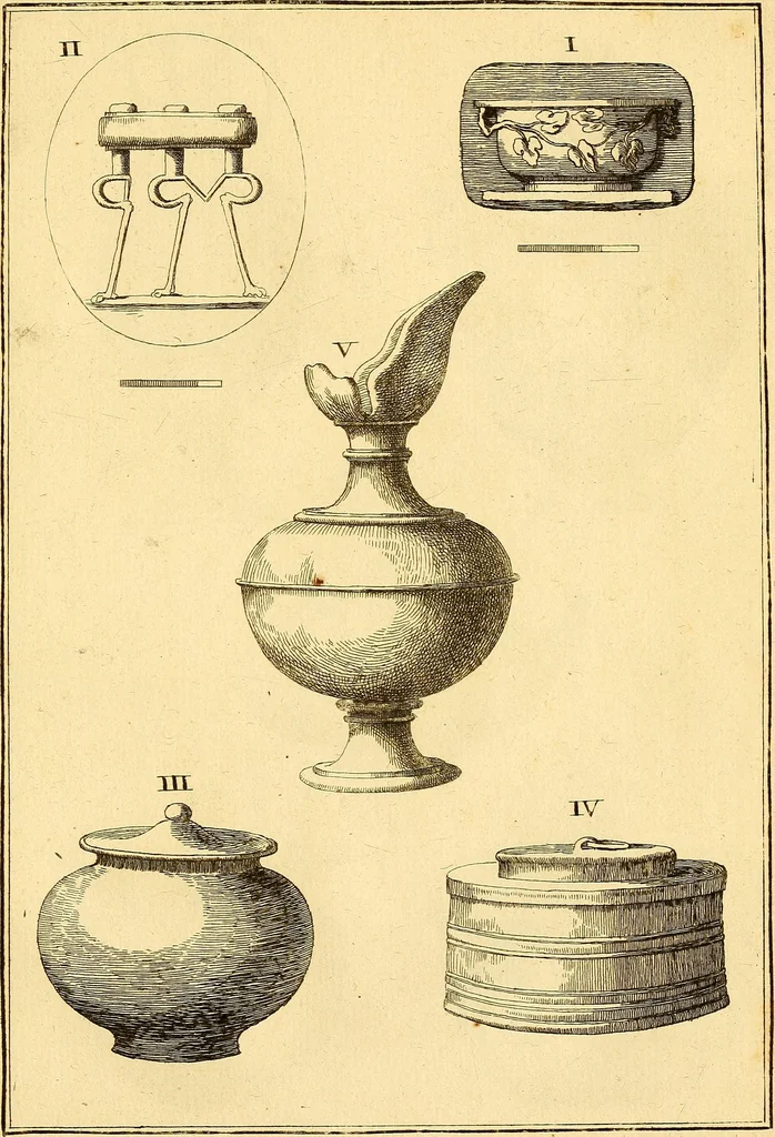 An illustration from Recueil d'antiquités égyptiennes, étrusques, greques et romaines, 1752, leaf 546
