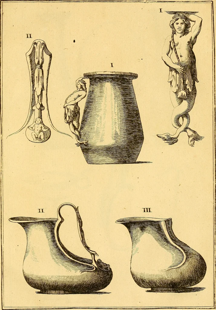 An illustration from Recueil d'antiquités égyptiennes, étrusques, greques et romaines, 1752, leaf 554
