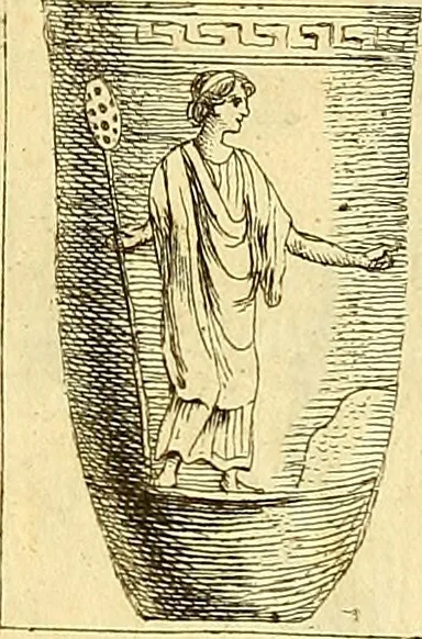 An illustration from Recueil d'antiquités égyptiennes, étrusques, greques et romaines, 1752, leaf 144