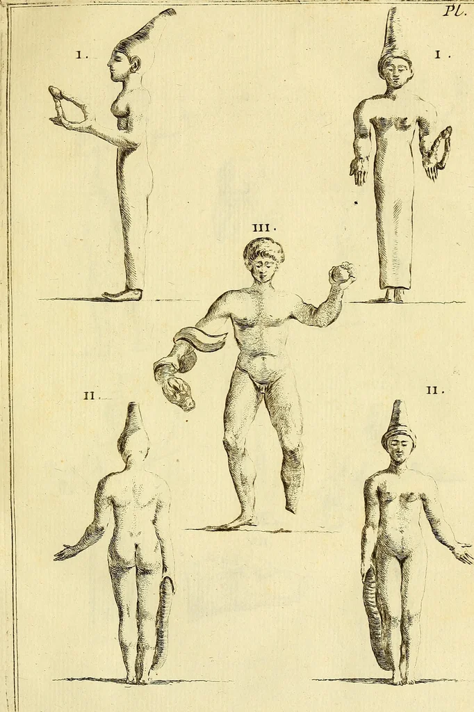 An illustration from Recueil d'antiquités égyptiennes, étrusques, greques et romaines, 1752, leaf 146