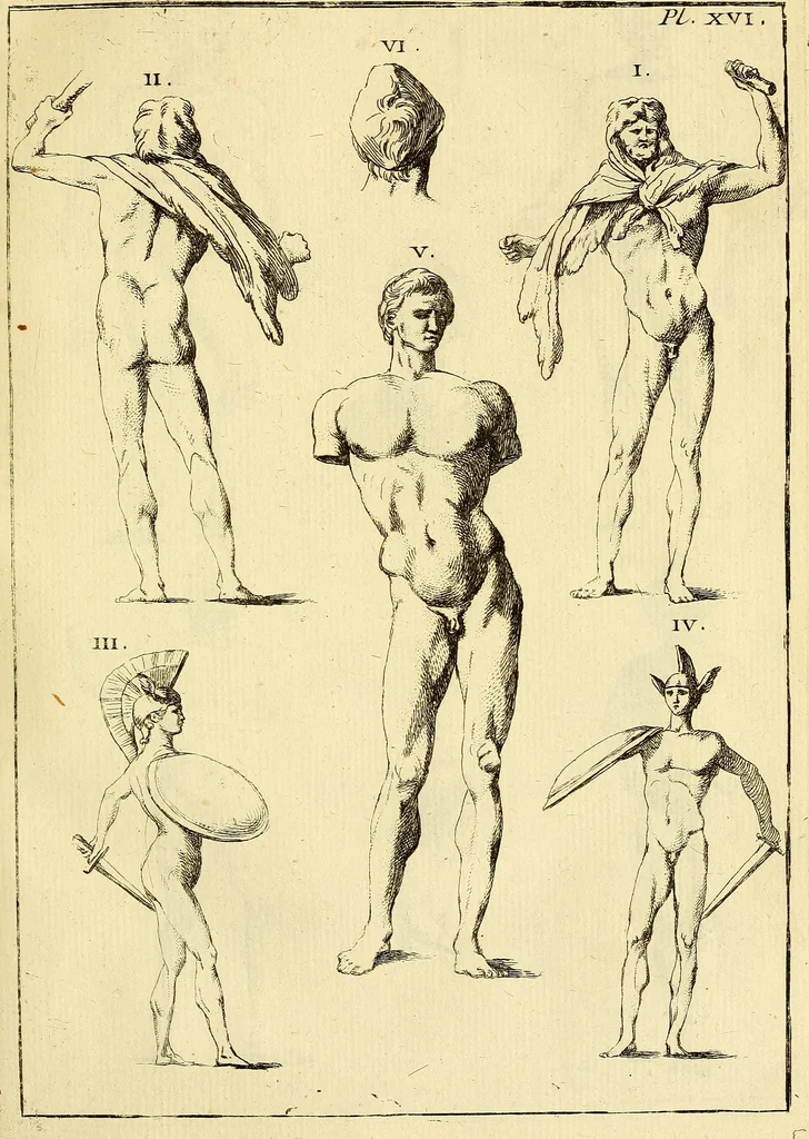 An illustration from Recueil d'antiquités égyptiennes, étrusques, greques et romaines, 1752, leaf 152