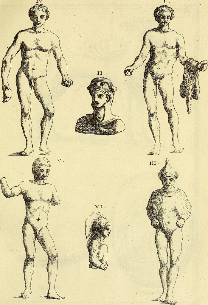 An illustration from Recueil d'antiquités égyptiennes, étrusques, greques et romaines, 1752, leaf 154