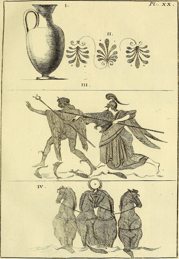 An illustration from Recueil d'antiquités égyptiennes, étrusques, greques et romaines, 1752, leaf 160