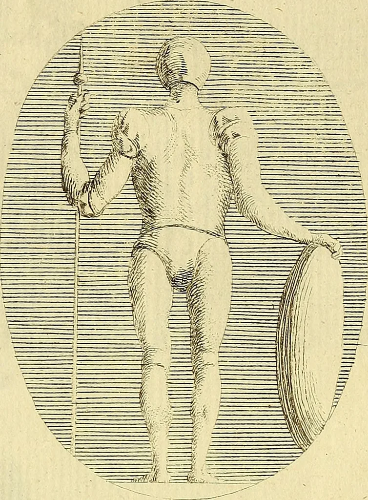 An illustration from Recueil d'antiquités égyptiennes, étrusques, greques et romaines, 1752, leaf 176