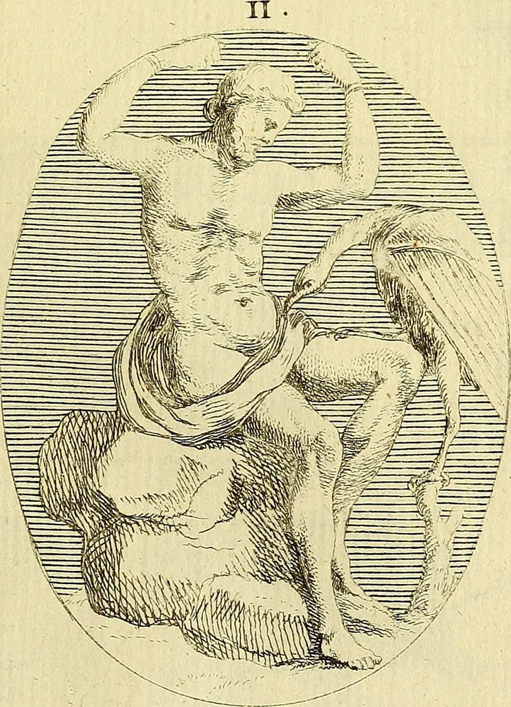 An illustration from Recueil d'antiquités égyptiennes, étrusques, greques et romaines, 1752, leaf 176