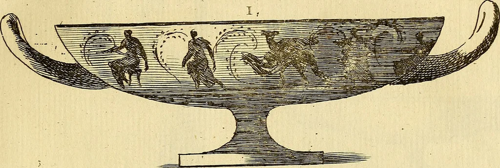 An illustration from Recueil d'antiquités égyptiennes, étrusques, greques et romaines, 1752, leaf 188
