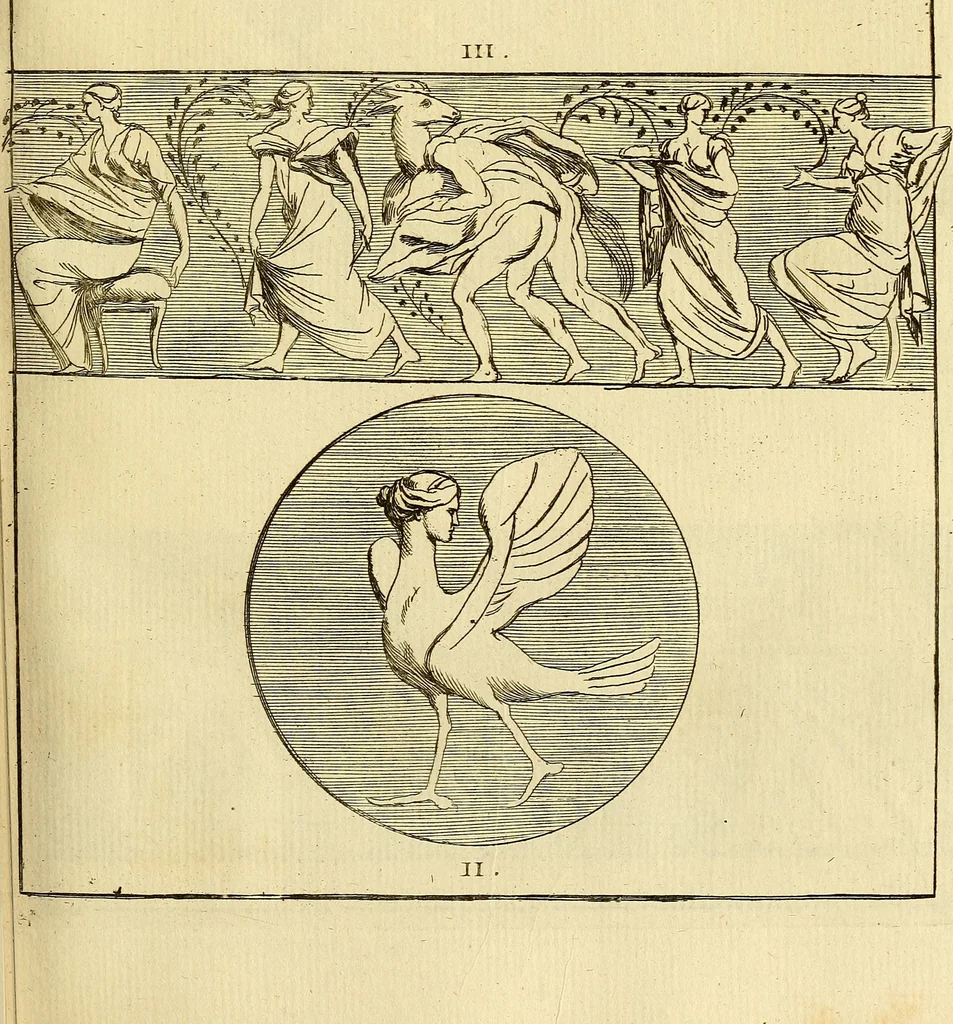 An illustration from Recueil d'antiquités égyptiennes, étrusques, greques et romaines, 1752, leaf 188