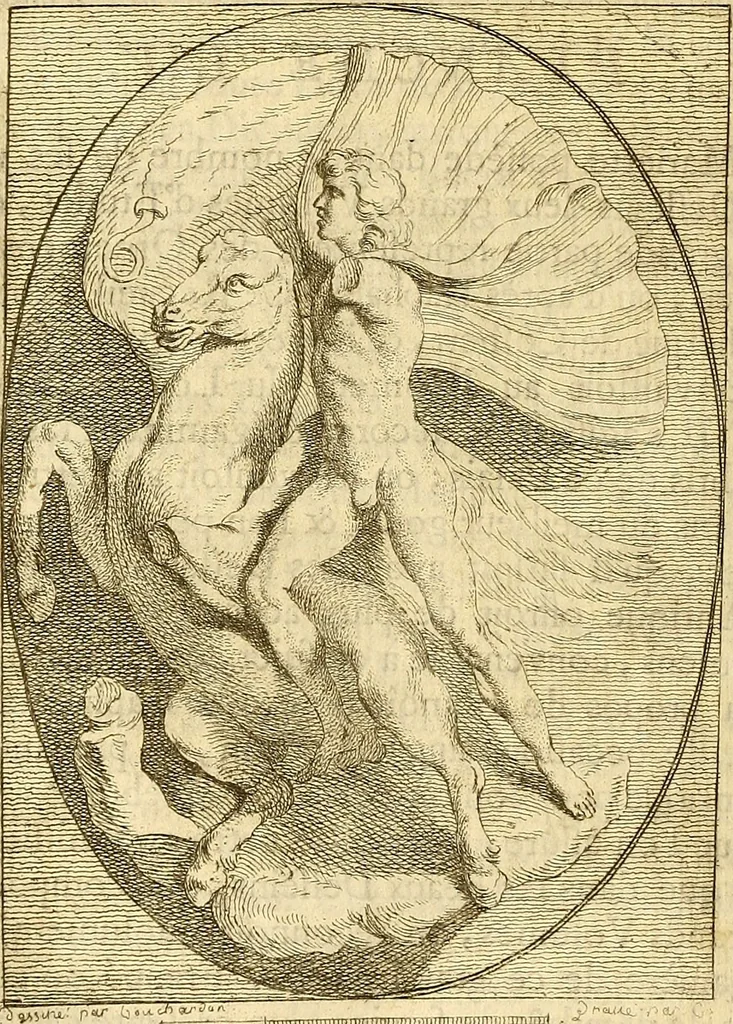 An illustration from Recueil d'antiquités égyptiennes, étrusques, greques et romaines, 1752, leaf 261