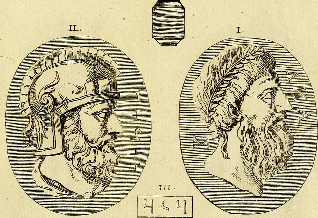 An illustration from Recueil d'antiquités égyptiennes, étrusques, greques et romaines, 1752, leaf 378
