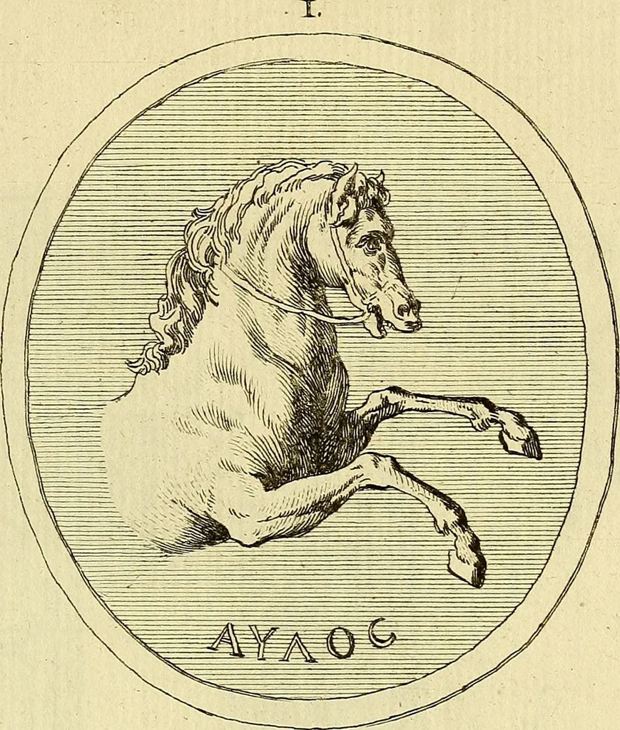 An illustration from Recueil d'antiquités égyptiennes, étrusques, greques et romaines, 1752, leaf 390