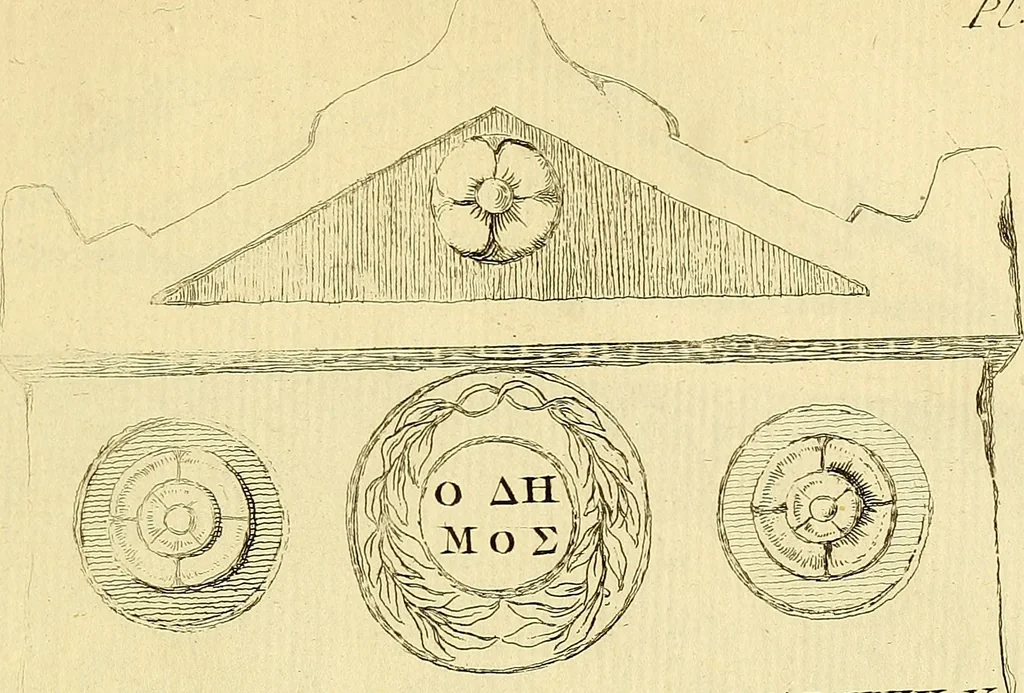 An illustration from Recueil d'antiquités égyptiennes, étrusques, greques et romaines, 1752, leaf 436