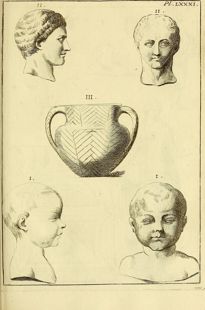 An illustration from Recueil d'antiquités égyptiennes, étrusques, greques et romaines, 1752, leaf 520